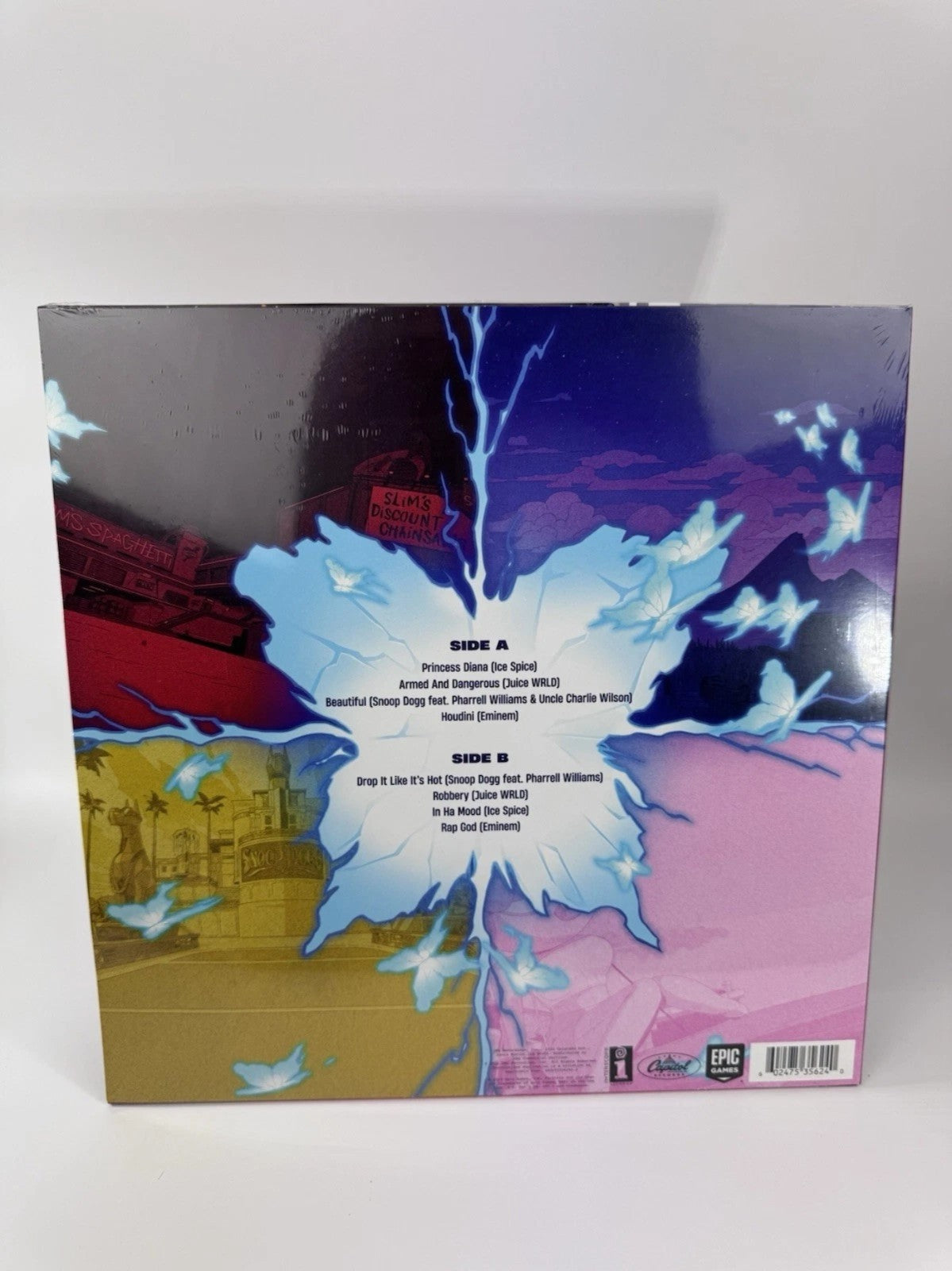 Fortnite Epic Games Remix Chapter 2 Vinyl  Eminem Variant Red LP Record New Rare