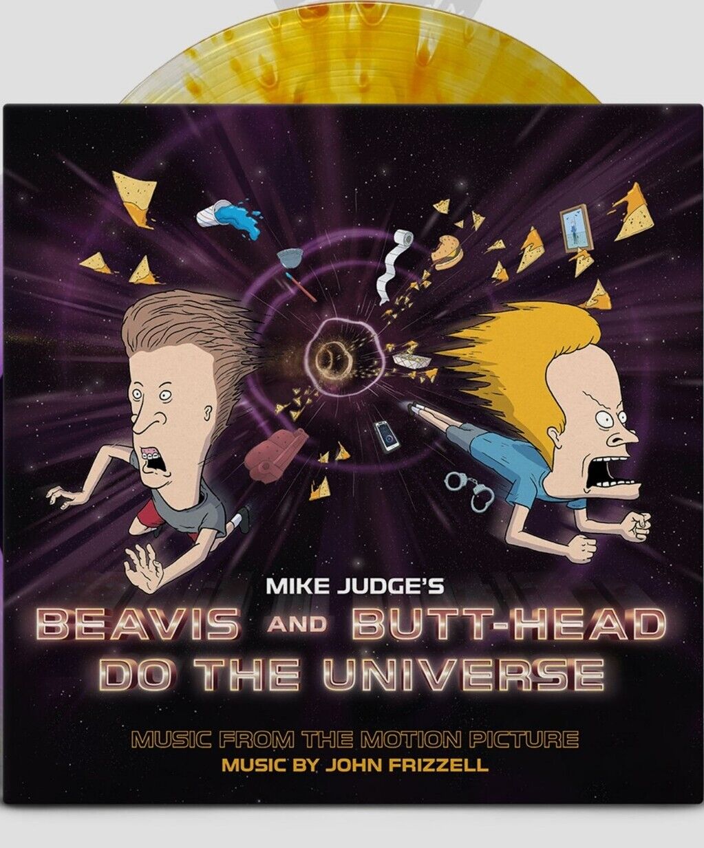 Beavis and Butt-Head Do The Universe Soundtrack 250 Made Fire Variant New Color