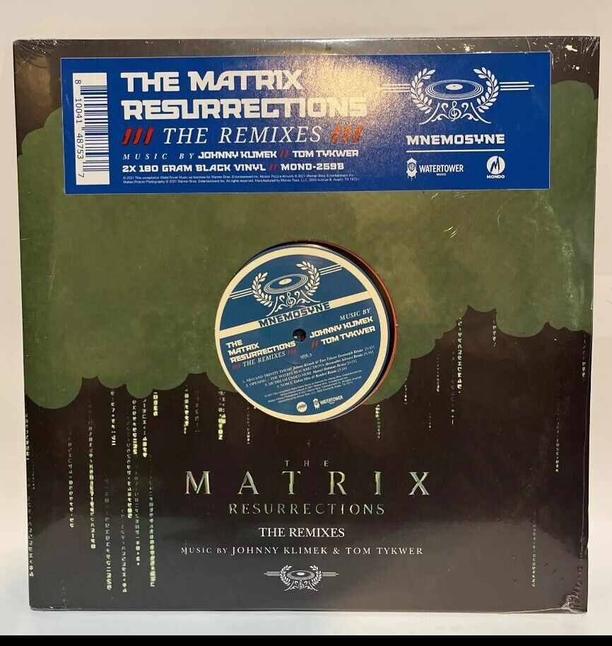 Matrix Resurrections Remixes Soundtrack NEW Black Vinyl Record 2x LP NEW MONDO