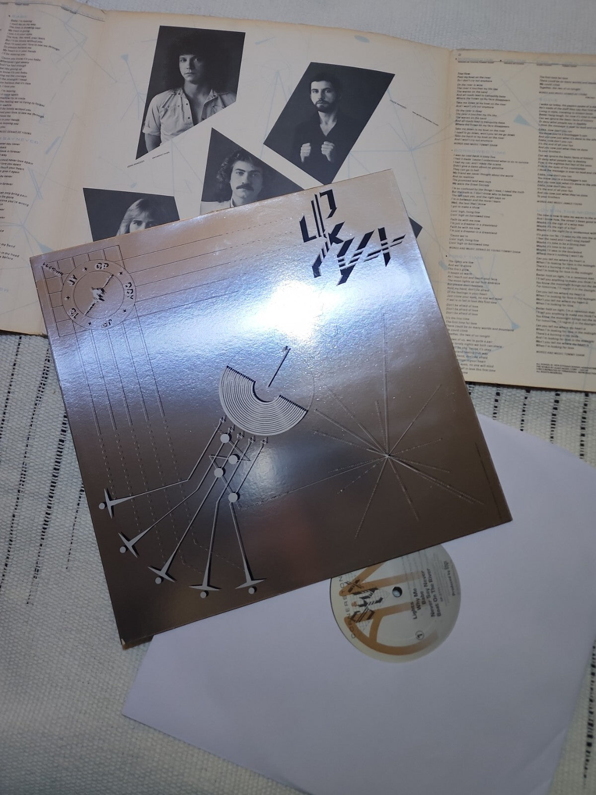 STYX CORNERSTONE Vinyl LP SP-3711, A&M Records, 1979 80's Prog Rock Glam