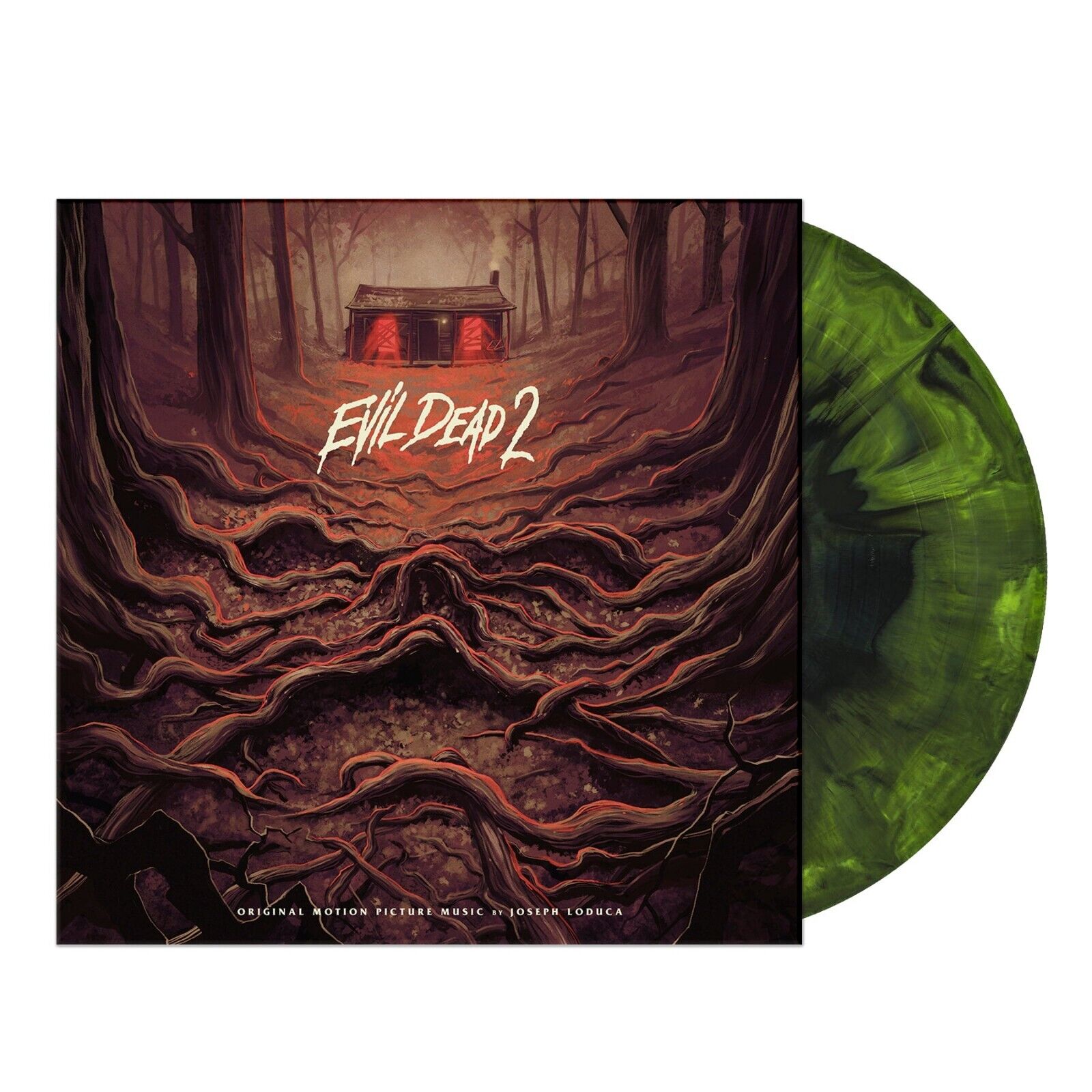 Evil Dead 2 LP Movie Soundtrack Horror Hand Poured Vinyl Record Album "Woods"