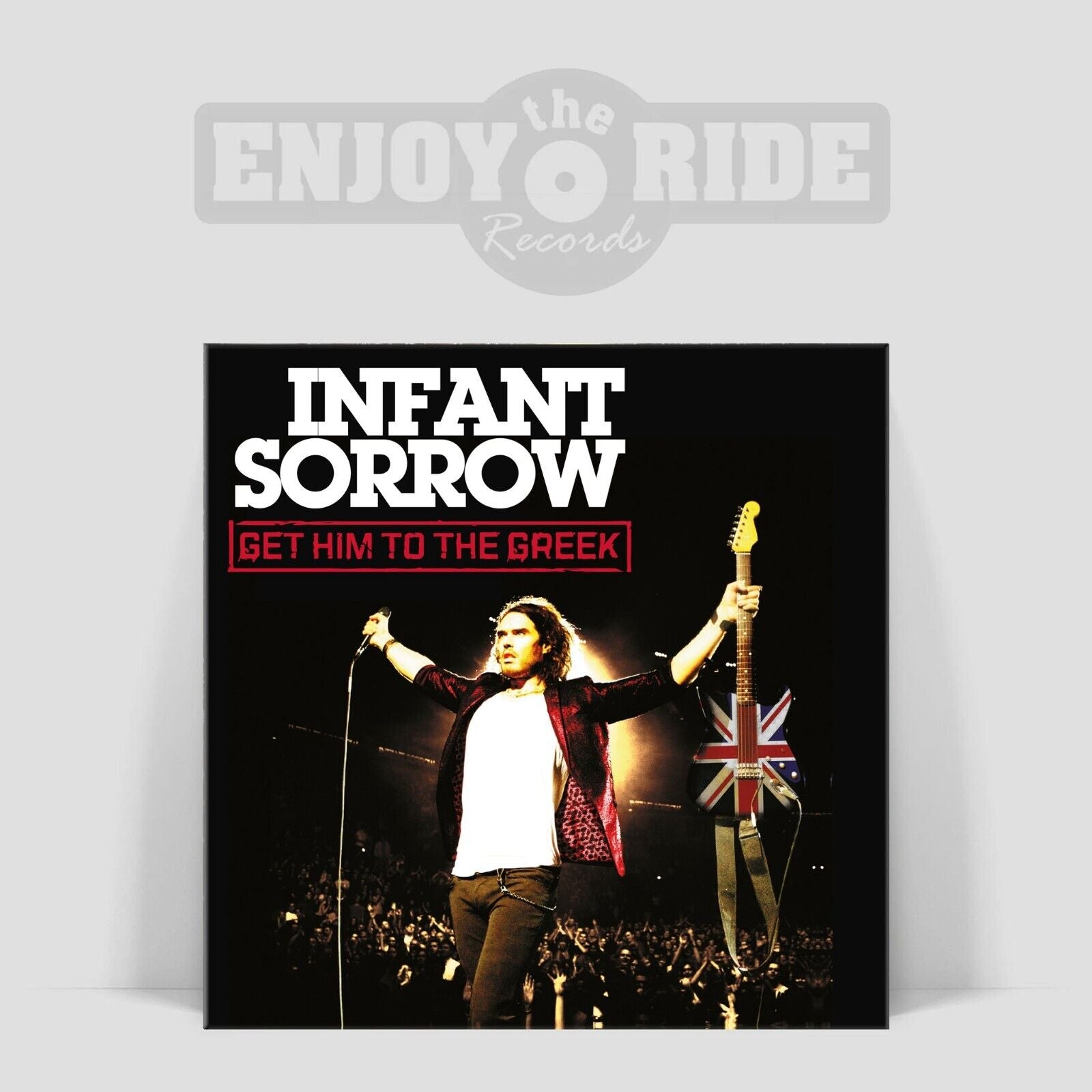 Infant Sorrow Get Him To The Greek OST Flag Swirl Colored Vinyl LP Russell Brand