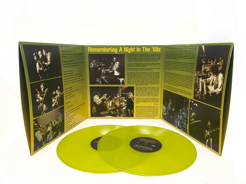 COUNTRY JOE THE FISH & FRIENDS 2 LP Live! Fillmore West 1969 Jerry Garcia COLOR