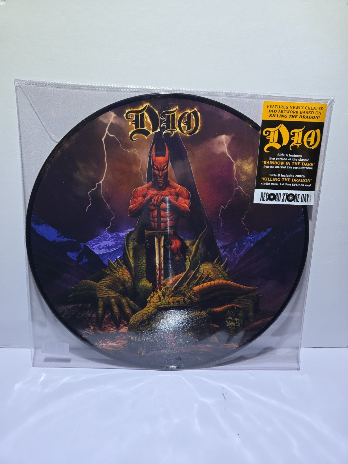 Dio ‎– Rainbow In The Dark (Live) / Killing The Dragon (12", Pict. disc, RSD) NM