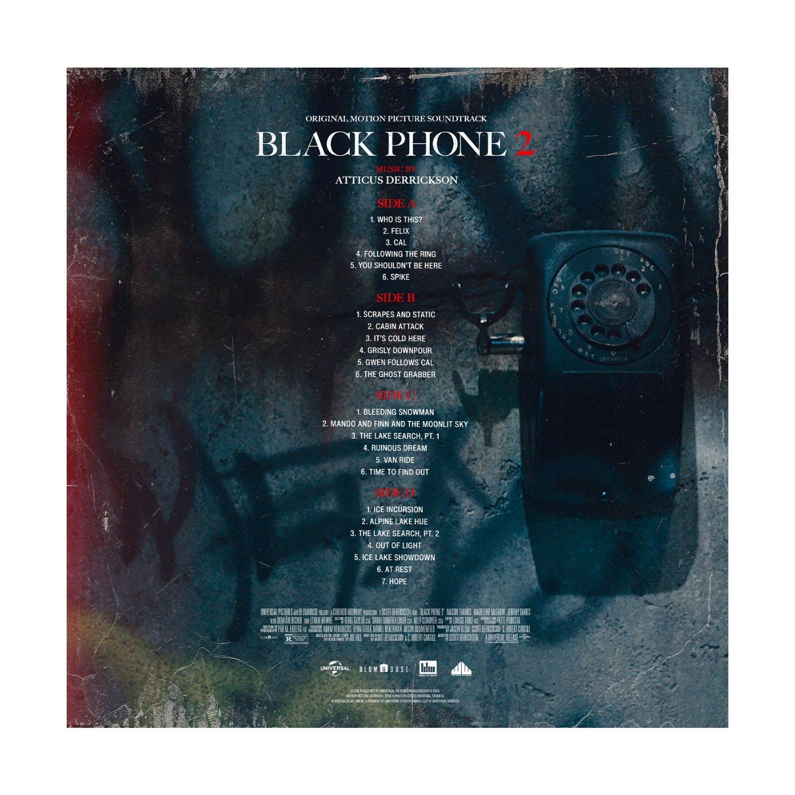 Black Phone 2 (Color Vinyl 2 LP) [SOUNDTRACK] Atticus Derrickson NEW HORROR OST