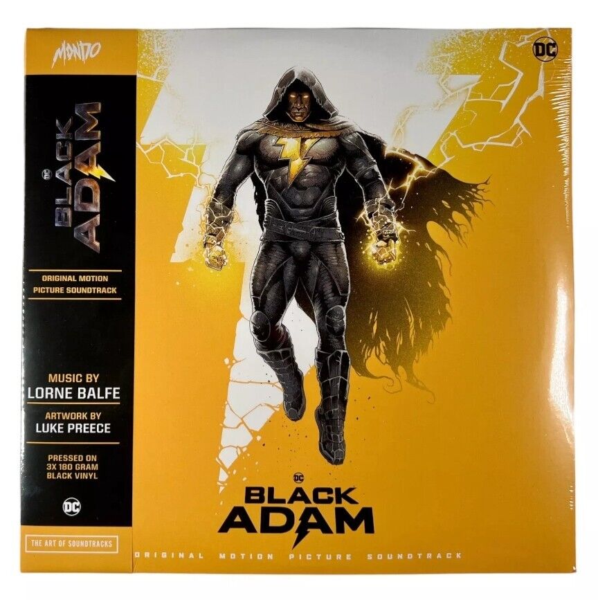 Black Adam Soundtrack (Vinyl) New Sealed 3x LP Mondo Sold Out DC Comics OST