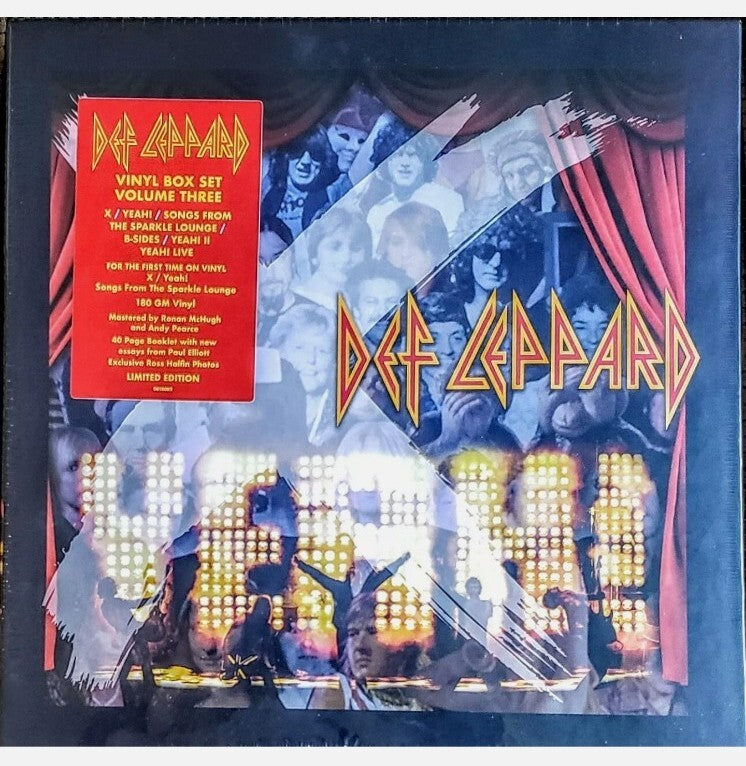 DEF LEPPARD VINYL COLLECTION VOLUME 3 THREE 180 GRAM VINYL 9 LP BOXED SET SEALED