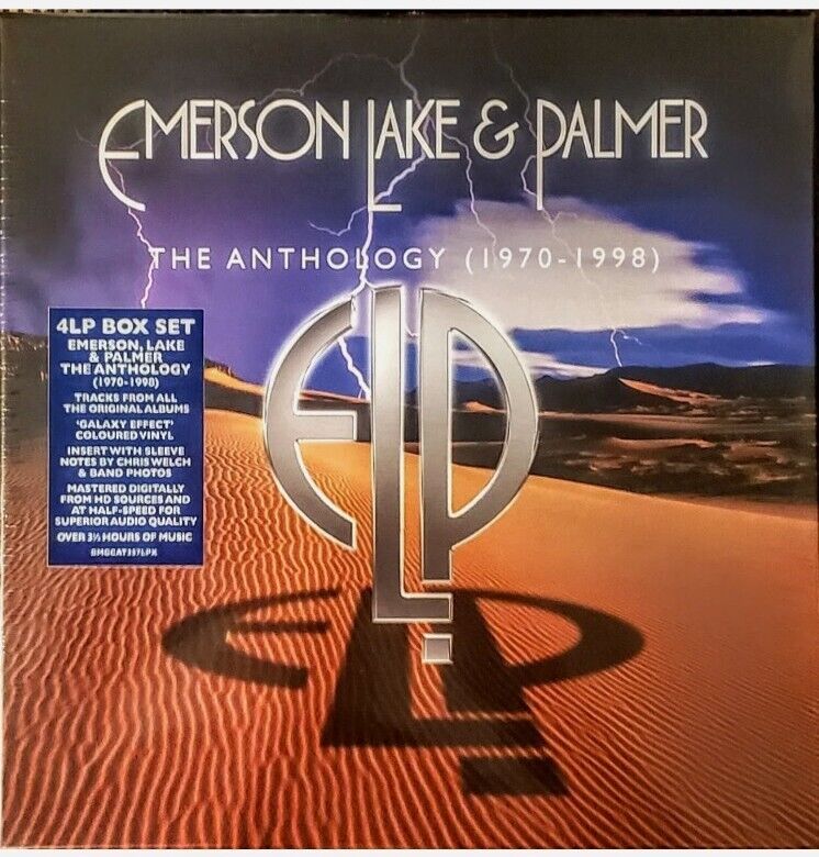 EMERSON, LAKE & PALMER - ANTHOLOGY (1970-1998) 4 LP "GALAXY" COLOR VINYL BOX SET