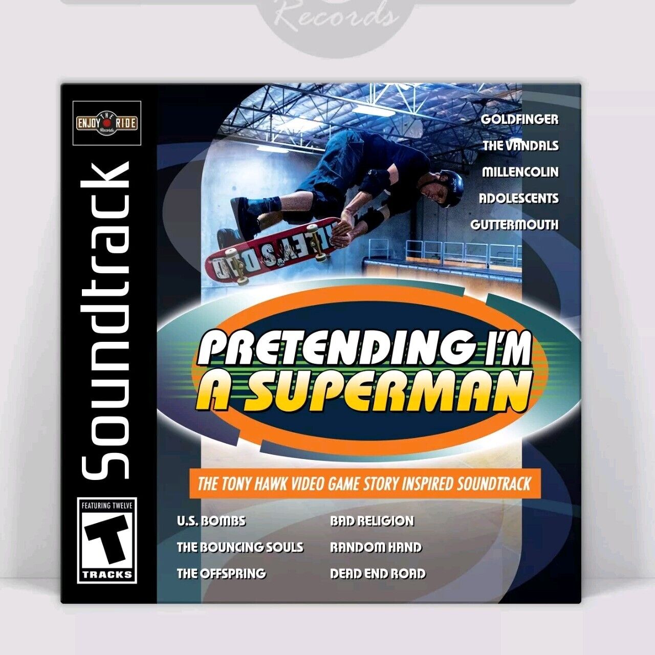 PRETENDING I'M SUPERMAN Tony Hawk Pro Skater 1 2 3 Official Vinyl Soundtrack LP