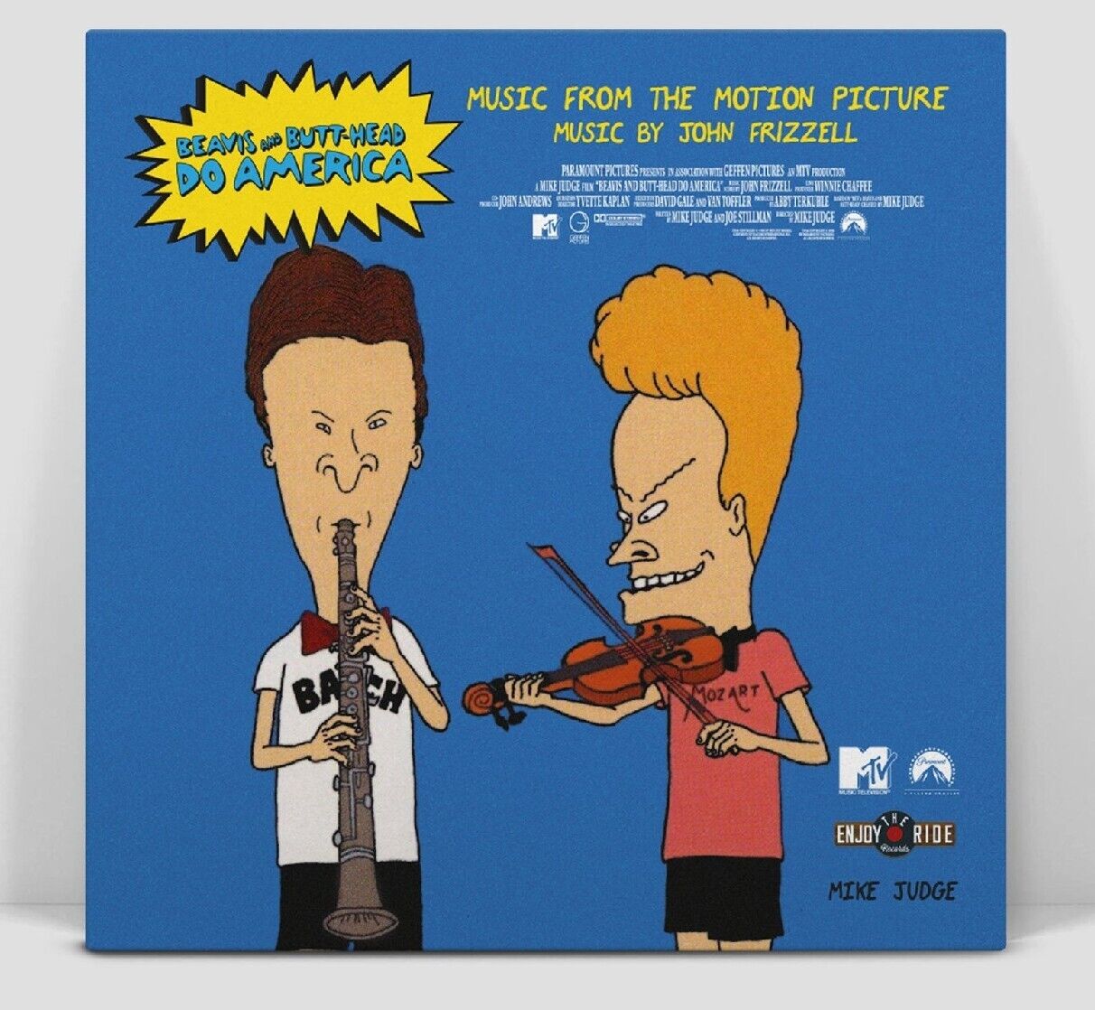 Beavis & Butthead Do America Soundtrack / Score Vinyl Album American Color Swirl
