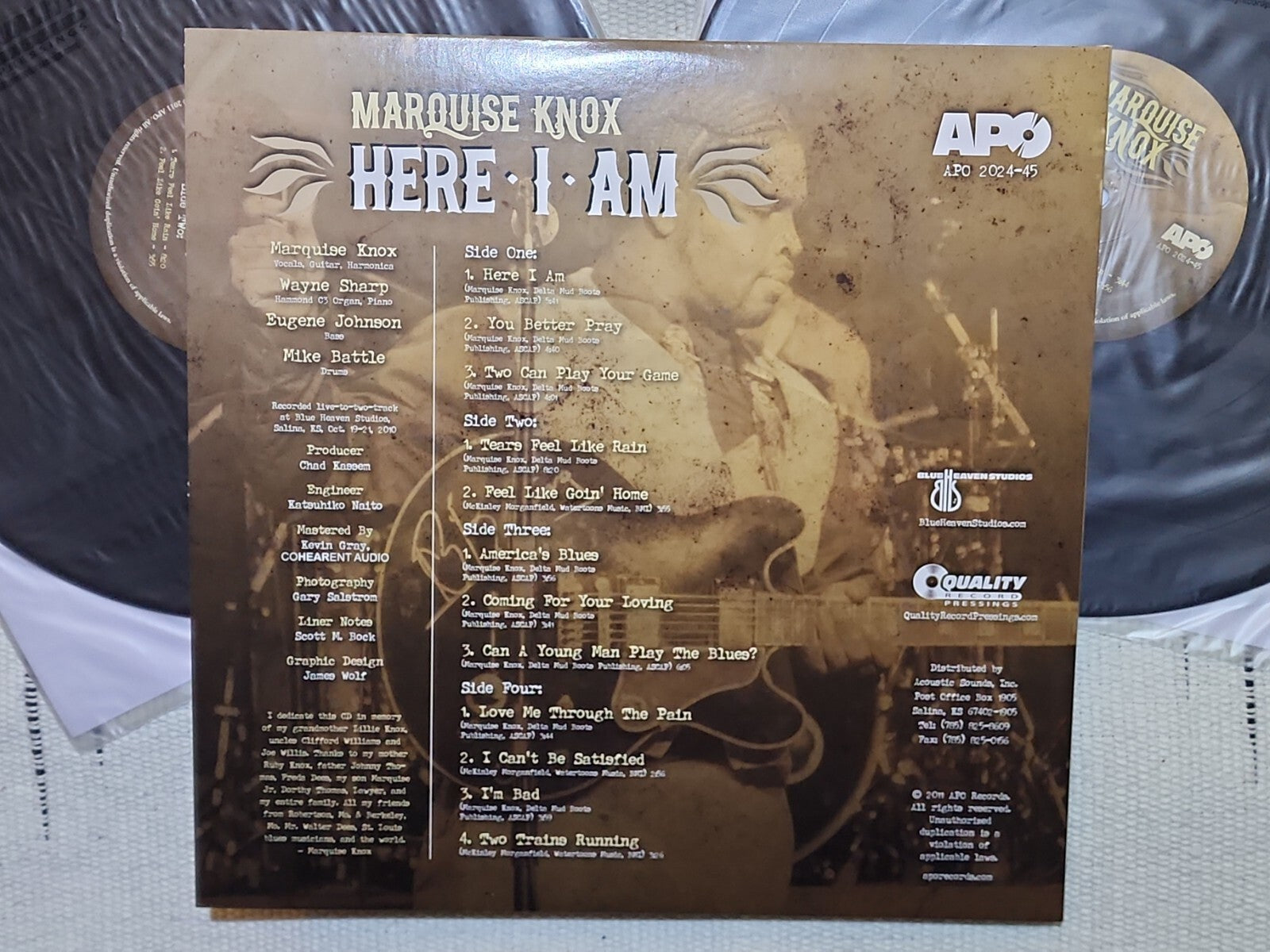 Marquise Knox -Here I Am (200g Vinyl 2 LP 45rpm) Analogue Productions Audiophile