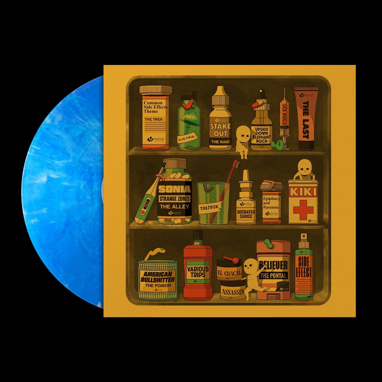 Common Side Effects- Adult Swim Original Series Soundtrack Vinyl LP "BLUE ANGEL"