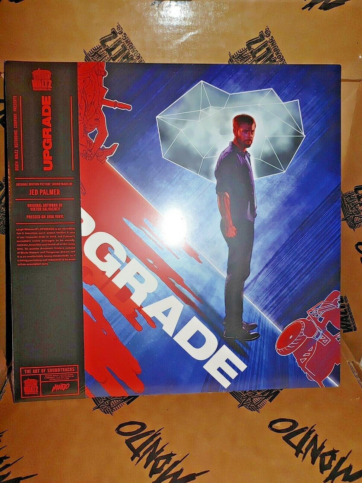 UPGRADE SOUNDTRACK - MONDO OST Red+Blue Color Vinyl Record 180G LP Sci-fi Score
