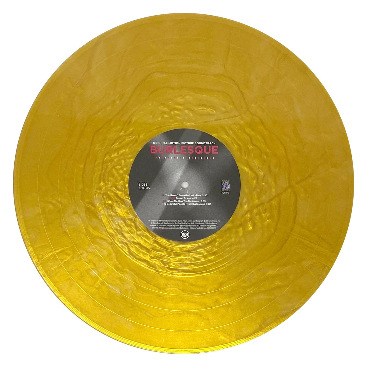 Cher & Christina Aguilera - Burlesque Soundtrack (Metallic Gold Vinyl)