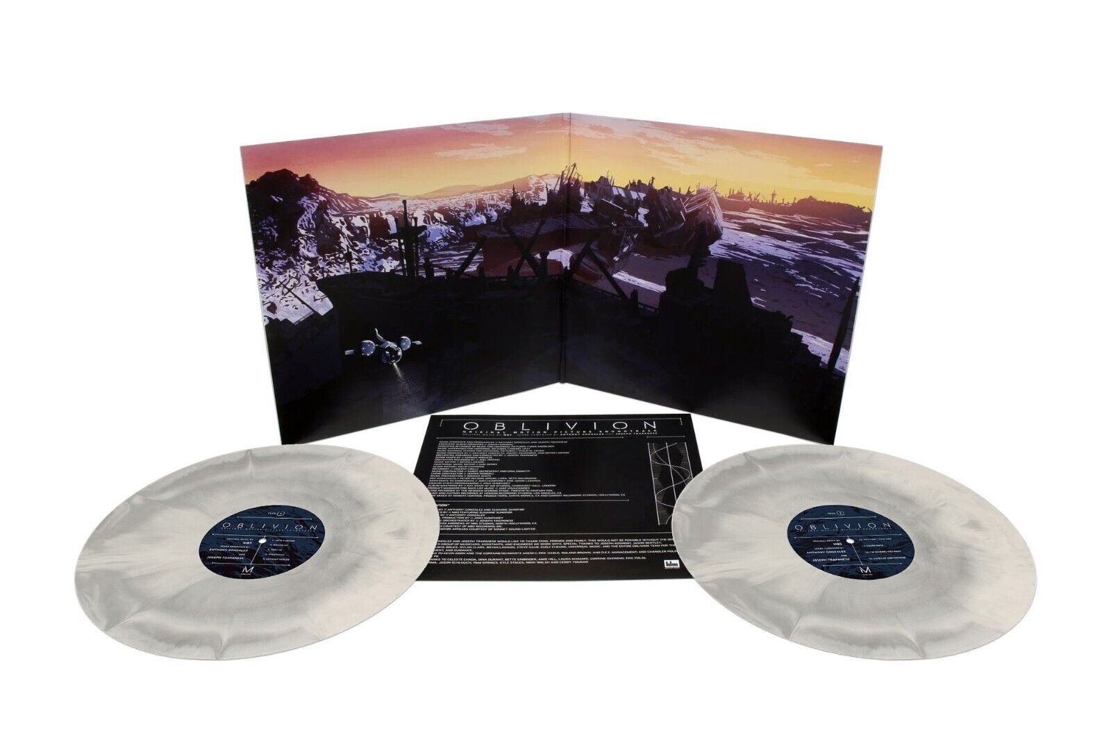 Oblivion Vinyl Soundtrack 2 LP Silver M83 Mondo Exclusive Color Vinyl Limited Ed