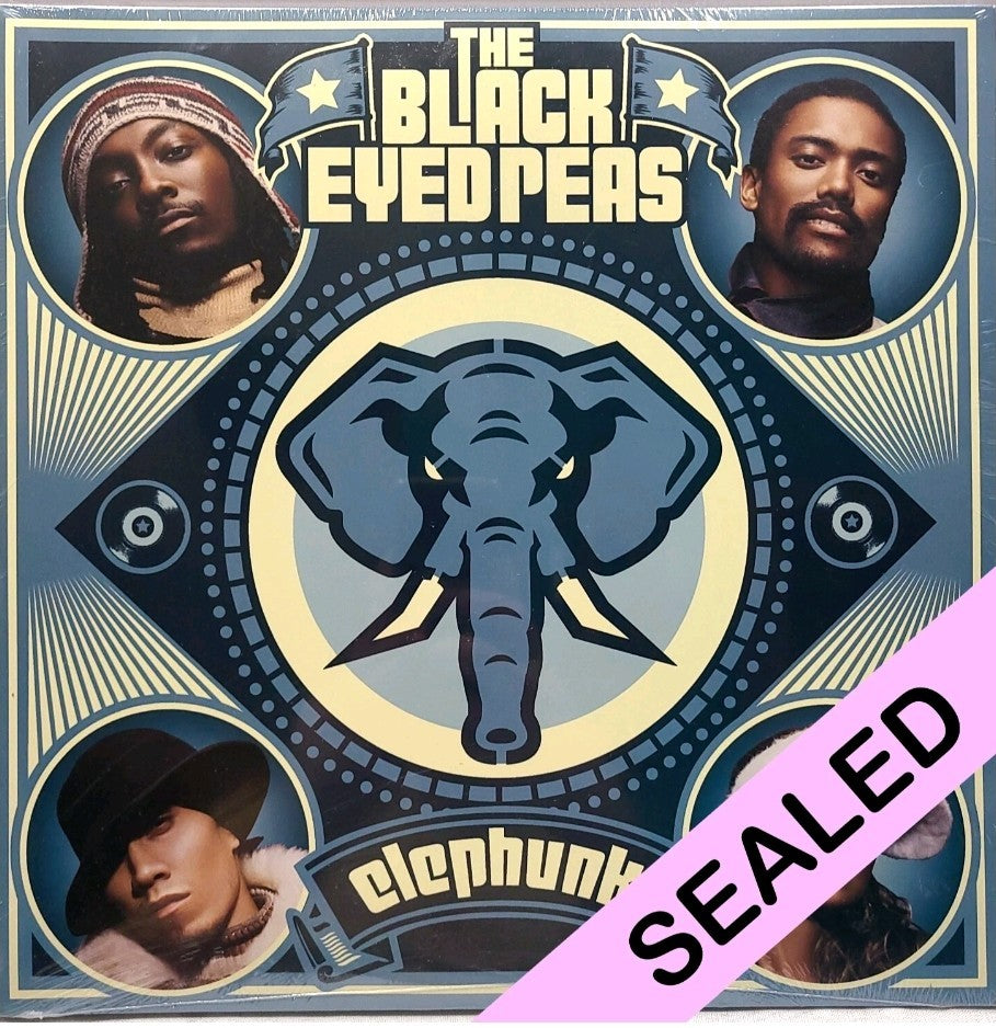 THE BLACK EYED PEAS ELEPHUNK VINYL NEW! LIMITED BLUE LP! FERGIE SHUT UP HEY MAMA