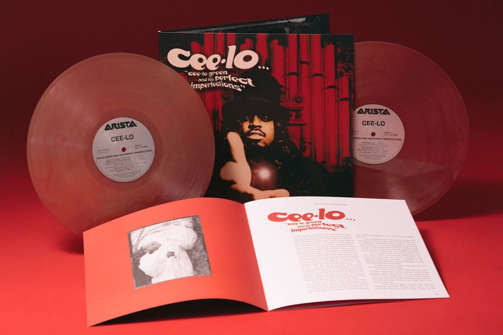 CEE LO GREEN AND HIS PERFECT IMPERFECTIONS VINYL EXCLUSIVE LIMITED RED LP VMP