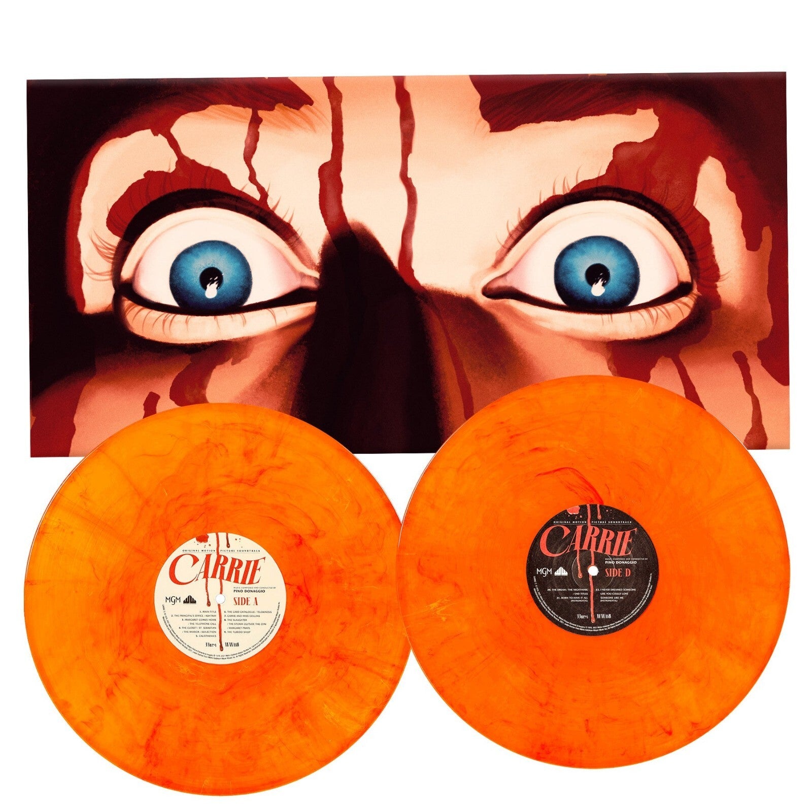 Carrie - Horror OST Soundtrack Score Colored Vinyl LP - Waxwork Records DELUXE