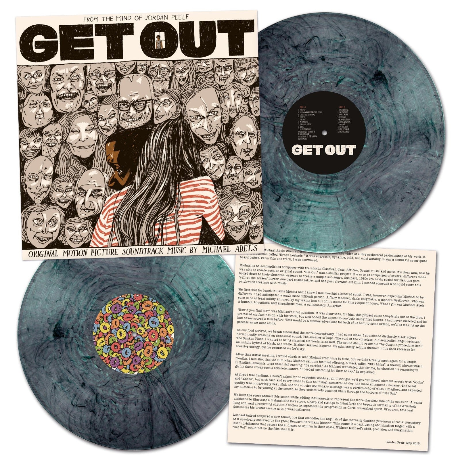 Get Out Horror Soundtrack Score (LP) PREORDER Vinyl Record HYPNOSIS LTD COLOR