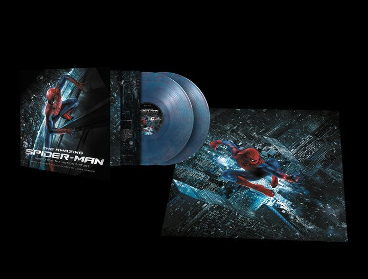 THE AMAZING SPIDER-MAN - OST - 2-LP TRANSLUCENT BLUE/RED MARBLED VINYL - LE NEW