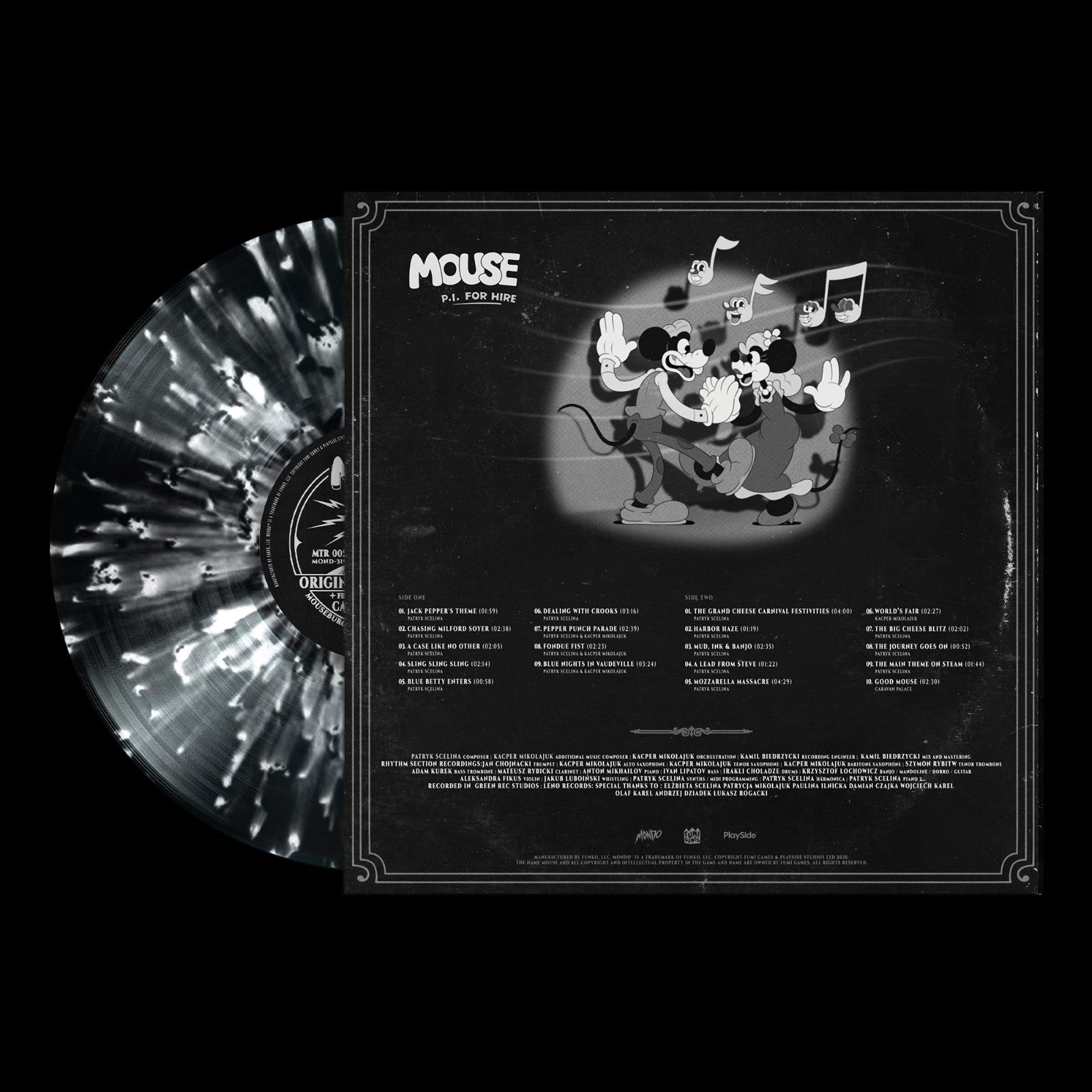 MOUSE: P.I. For Hire Original Soundtrack Vinyl LP 12" Noir Color - Limited Album