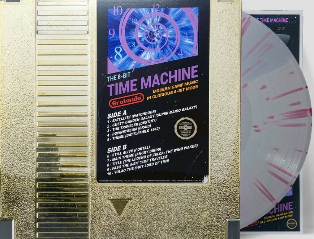 8-bit Time Machine Vinyl LP NES Color Splatter Nintendo Video Game Soundtrack