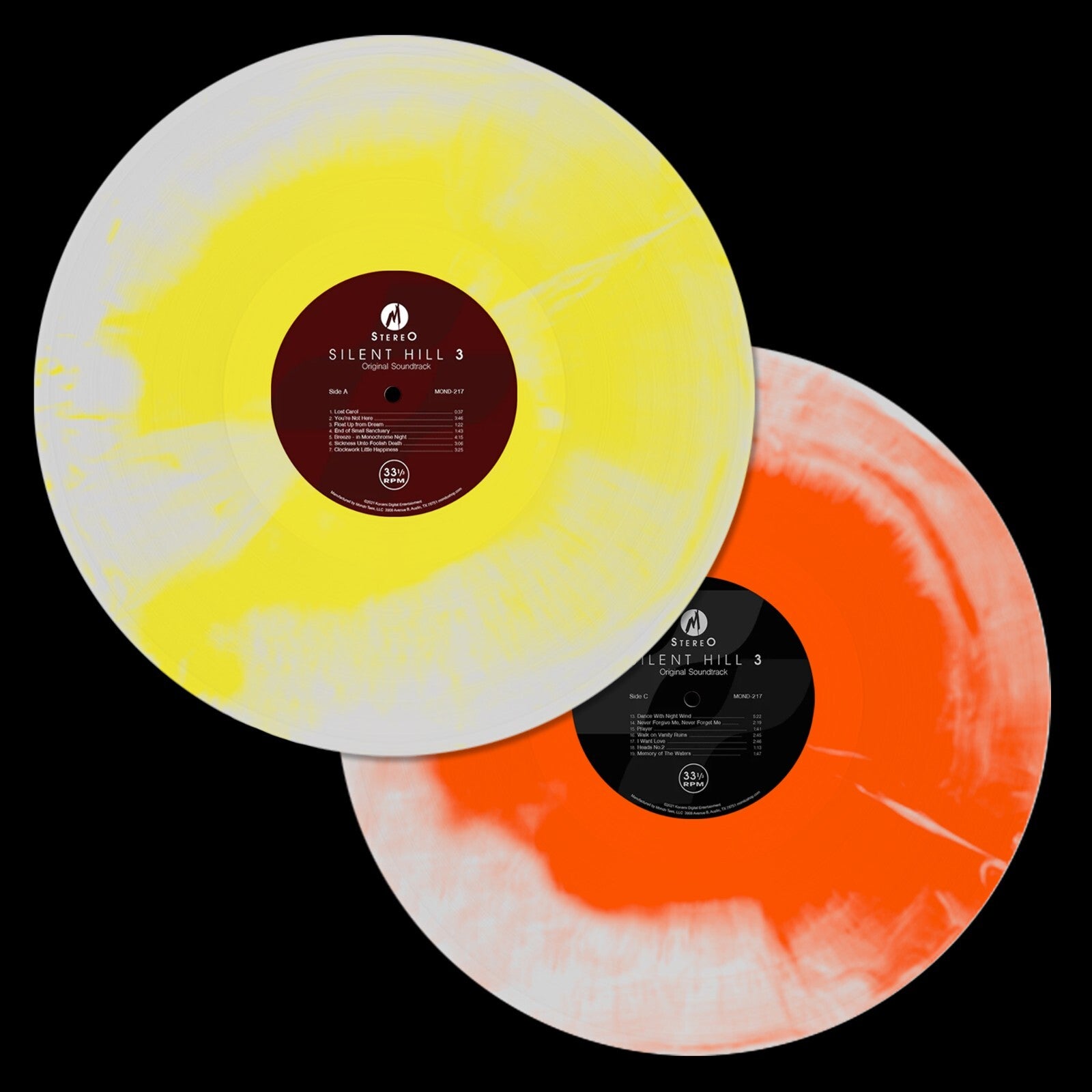 Silent Hill 3 Original Video Game Soundtrack 2LP Vinyl Mondo Konami Limited Edit