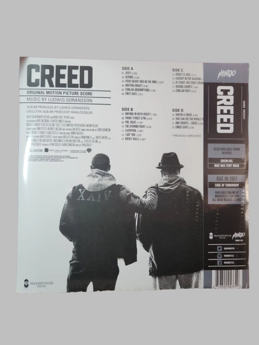Creed Soundtrack Vinyl LP Record Ludwig Göransson Composers Cut Score! Rocky NEW