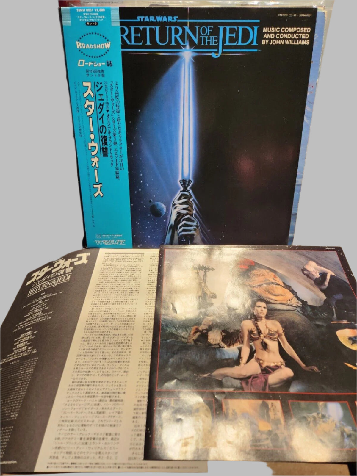 John Williams STARWARS Return Of The Jedi Soundtrack Japanese 28MW 0031 OBI NM