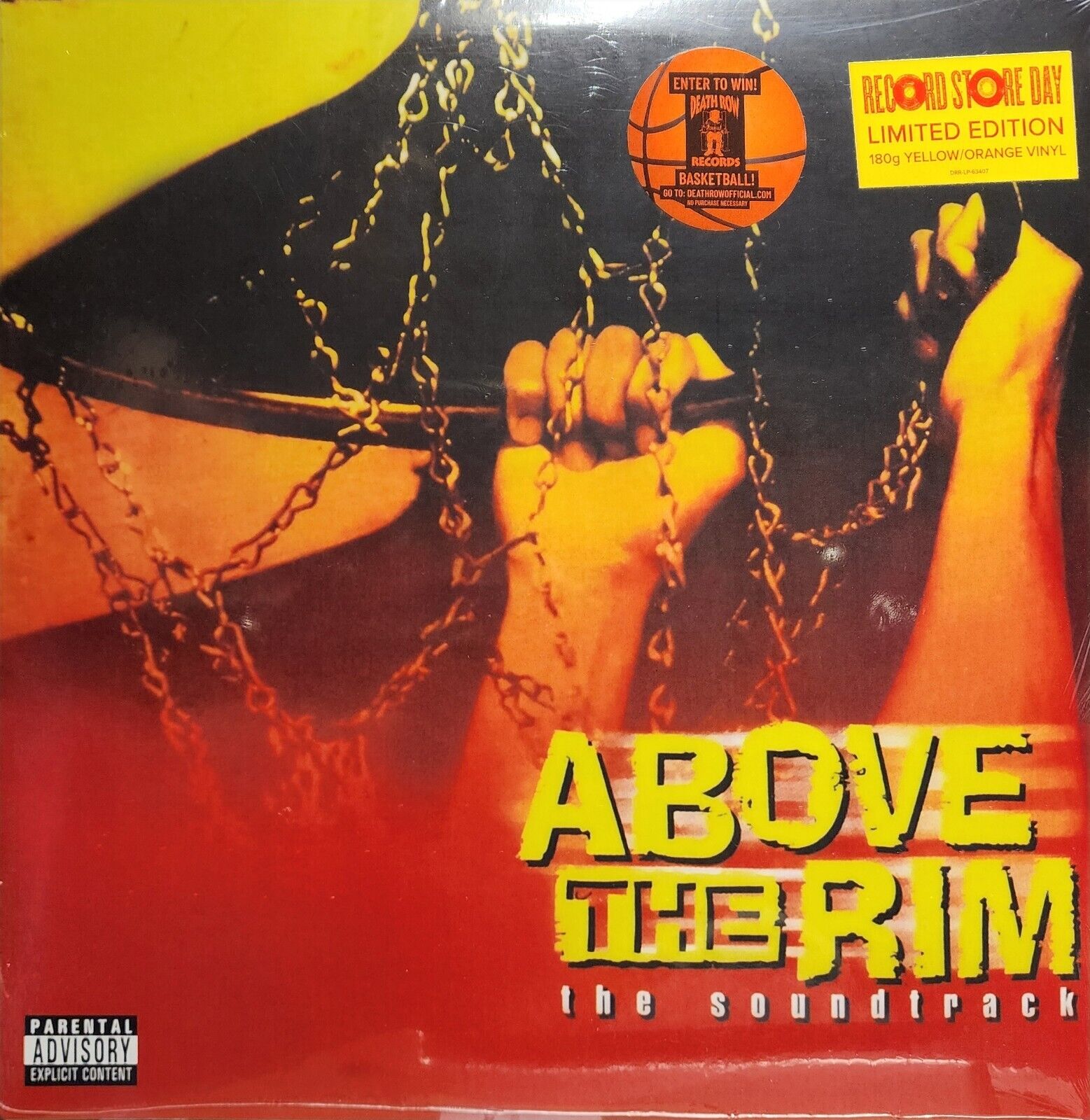 Above The Rim Soundtrack 2 LP RSD Limited Ed Yellow Orange MINT Colored Vinyl