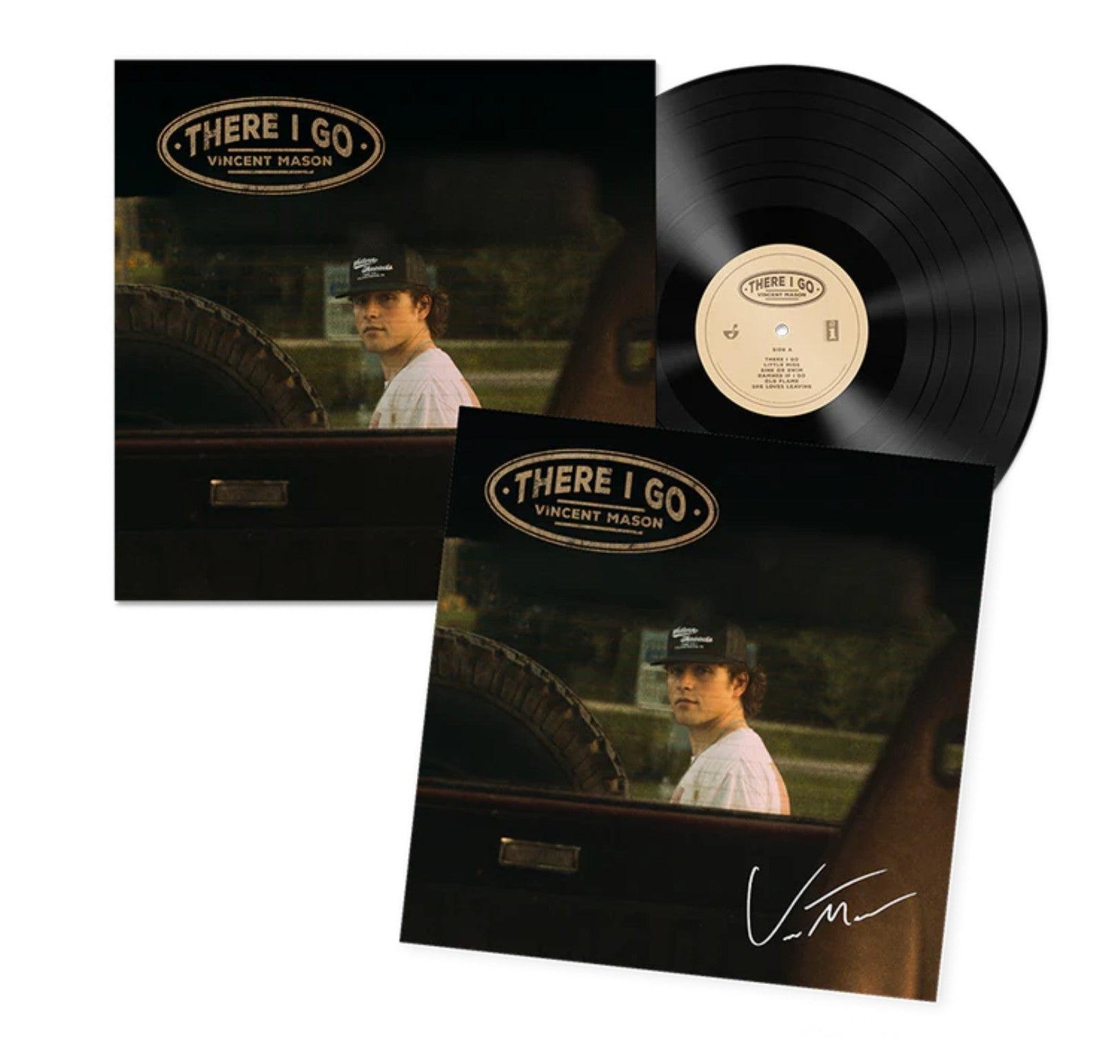 VINCENT MASON: THERE I GO - LP Vinyl *BRAND NEW* SIGNED BY THE ARTIST COUNTRY