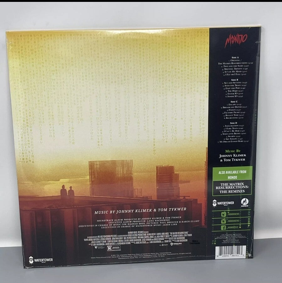 Matrix Resurrections Original Soundtrack 2 LP NEW Vinyl Record Mondo Limited
