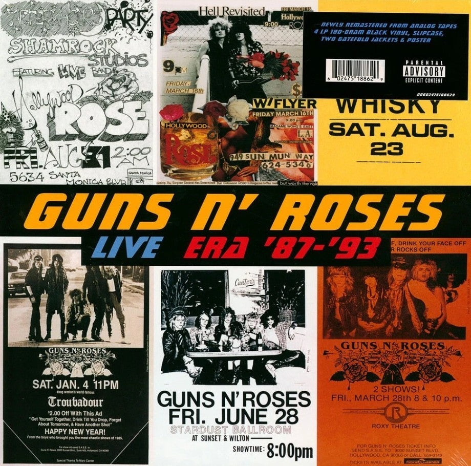Guns N' Roses - Live Era '87 - '93 Limited Edition (Vinyl 4LP - 2025 - Original)