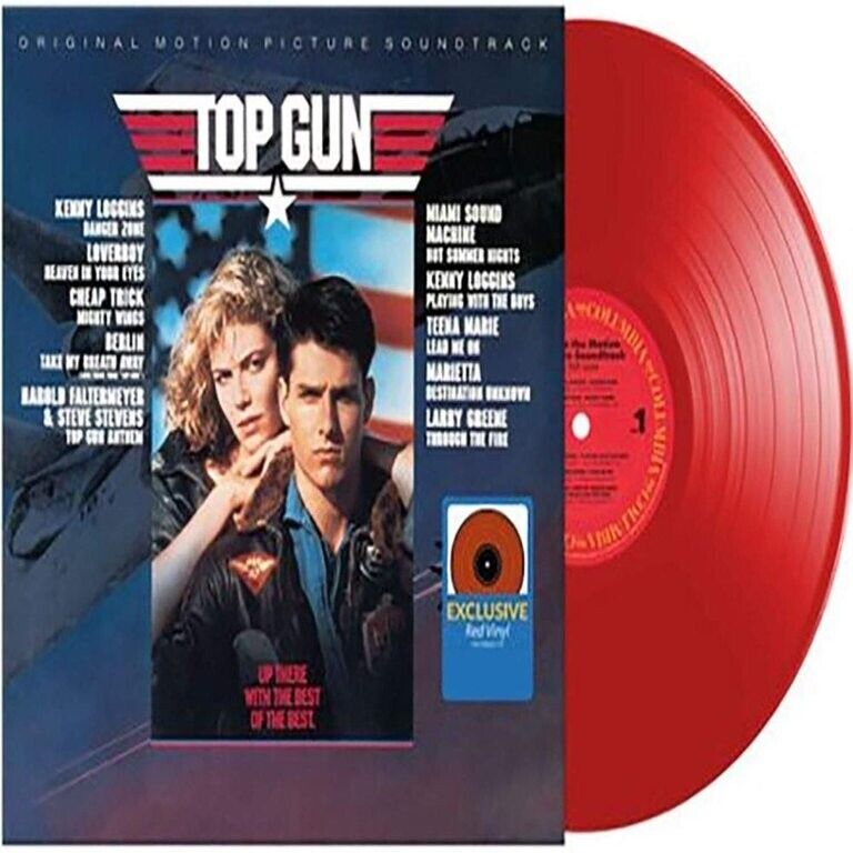Top Gun (RED Colored Vinyl LP Limited Edition) 80's Soundtrack, Danger Zone OST