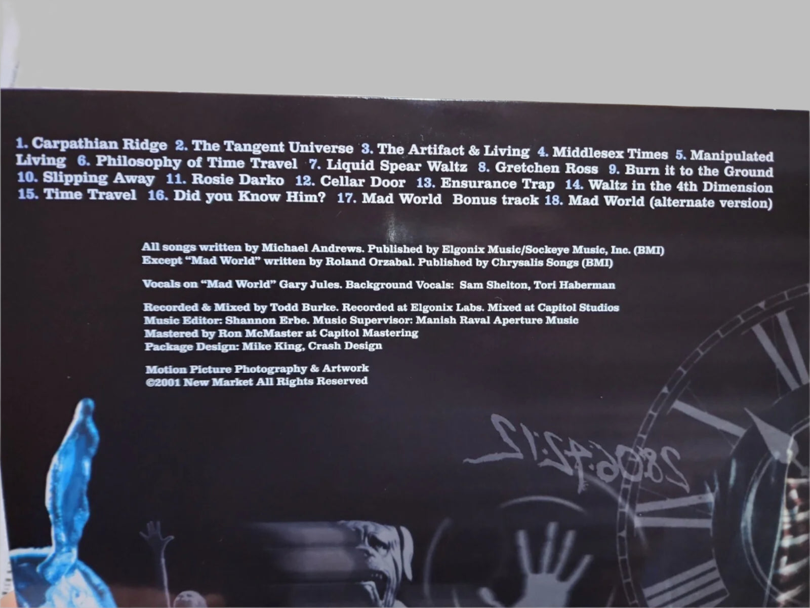 DONNIE DARKO ORIGINAL SOUNDTRACK OST VINYL LP 2012 EVERLOVING 1ST PRESS USED