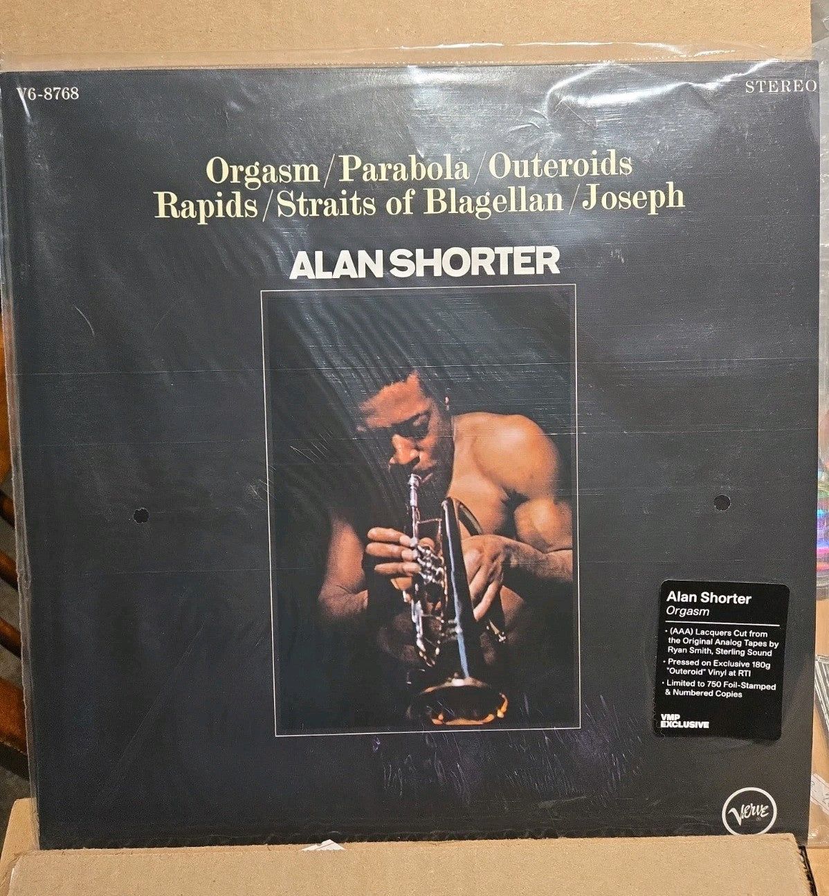 Alan Shorter "Orgasm" Metallic Gold Vinyl Record (Limited Edition /750) 180G RTI