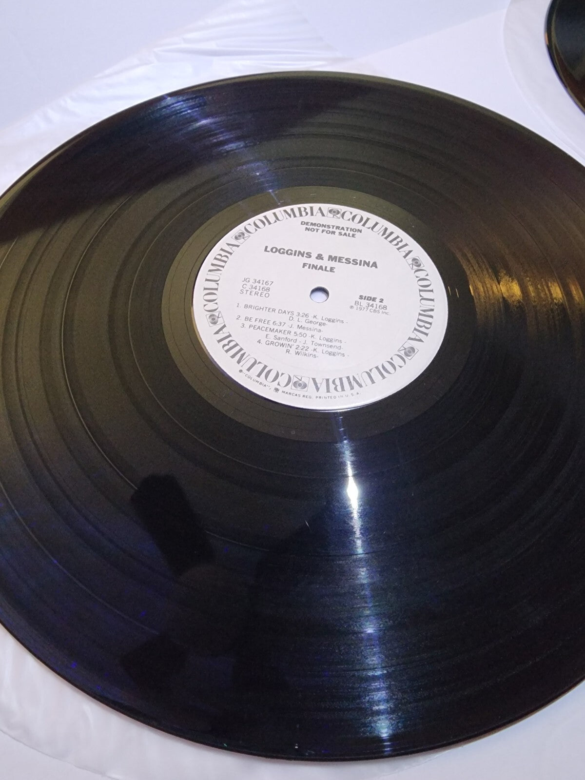 Loggins & Messina- Finale Live Vinyl 2 LP NM White Label Promo 1977 COUNTRY ROCK