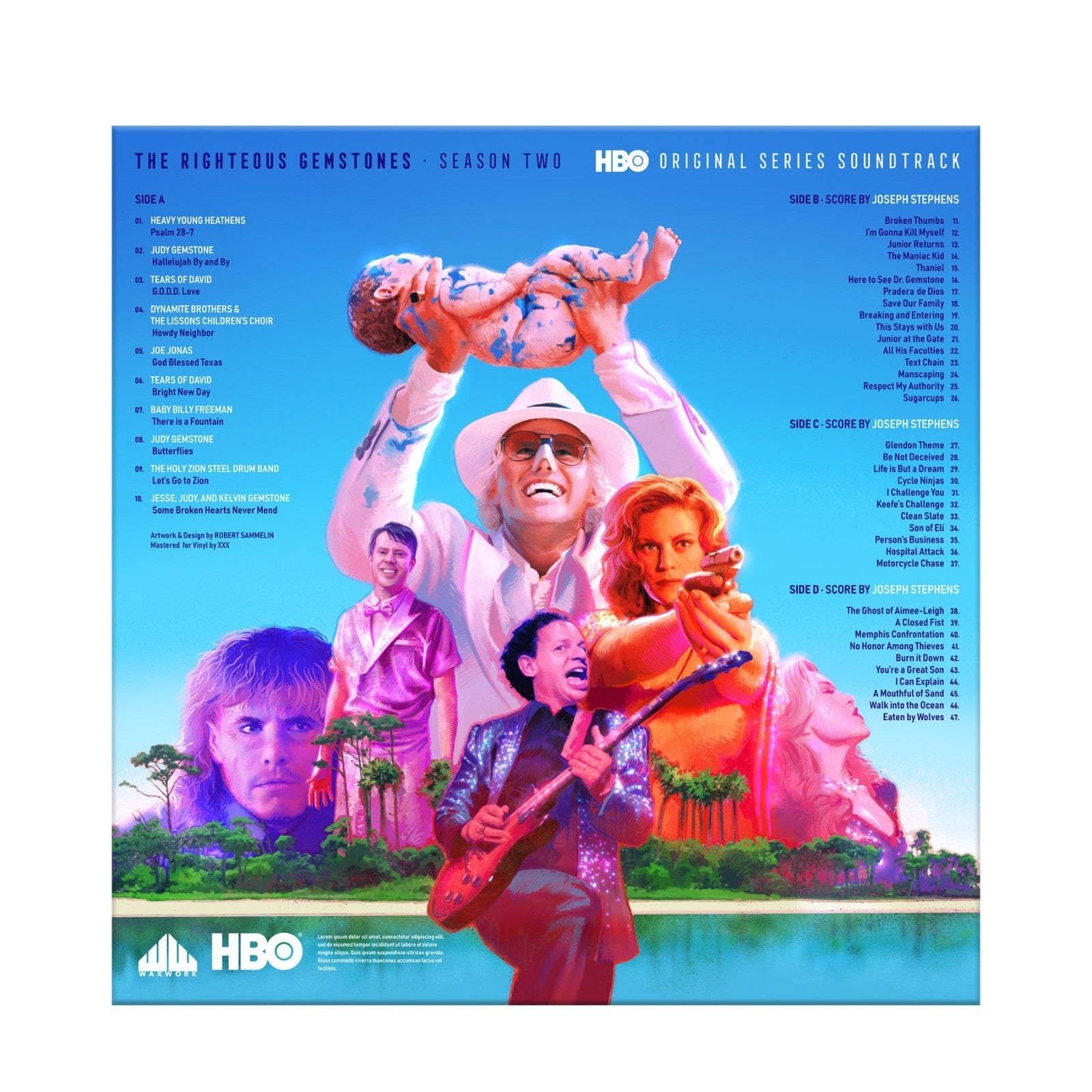 The Righteous Gemstones Season 2 (Color Vinyl LP) HBO Series Soundtrack + BONUS EP