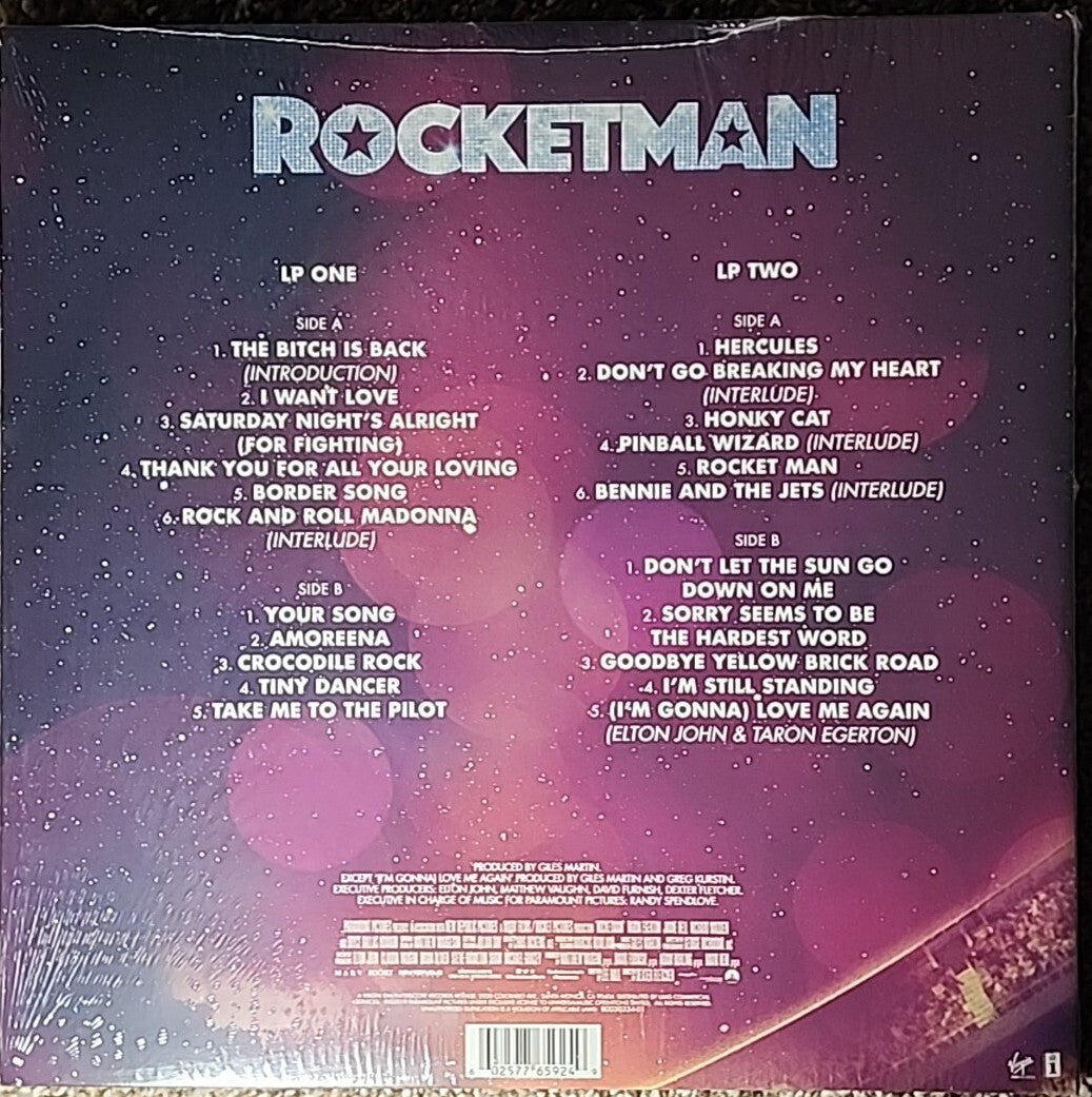 ELTON JOHN / TARON EGERTON - Rocketman [O.S.T.] (DOUBLE VINYL LP, 2019) **NEW**