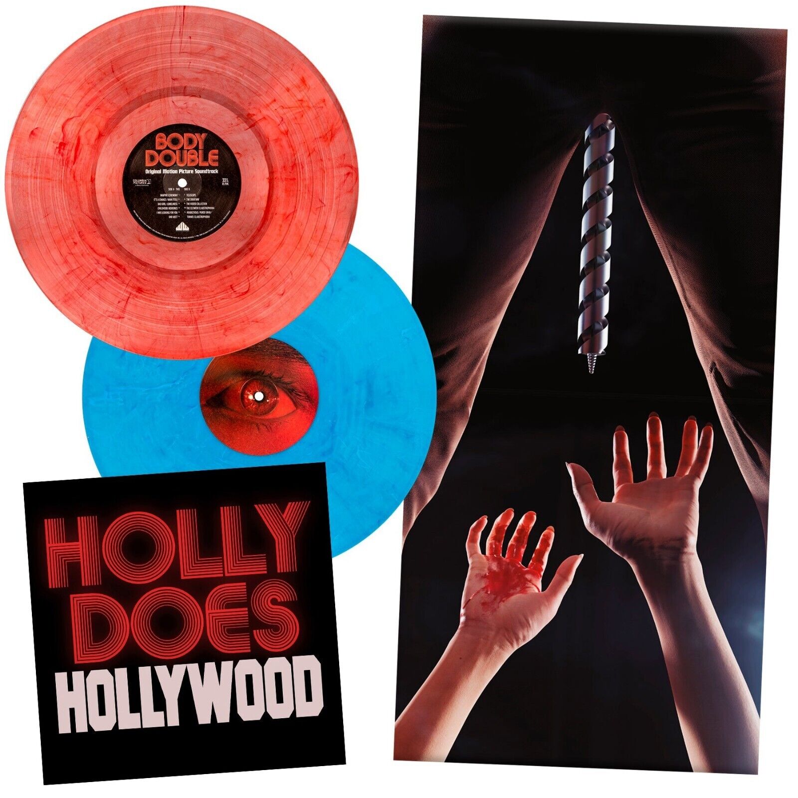 Body Double Horror Movie Soundtrack Vinyl 2 LP Deluxe Gatefold Color Variant NEW