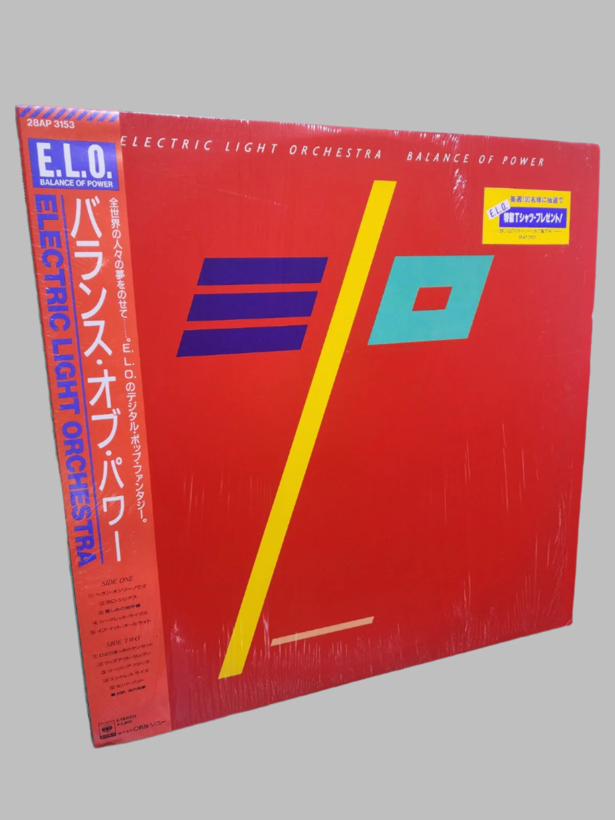 ELECTRIC LIGHT ORCHESTRA BALANCE OF POWER 28AP 3153 OBI Shrink VINYL LP JAPANESE