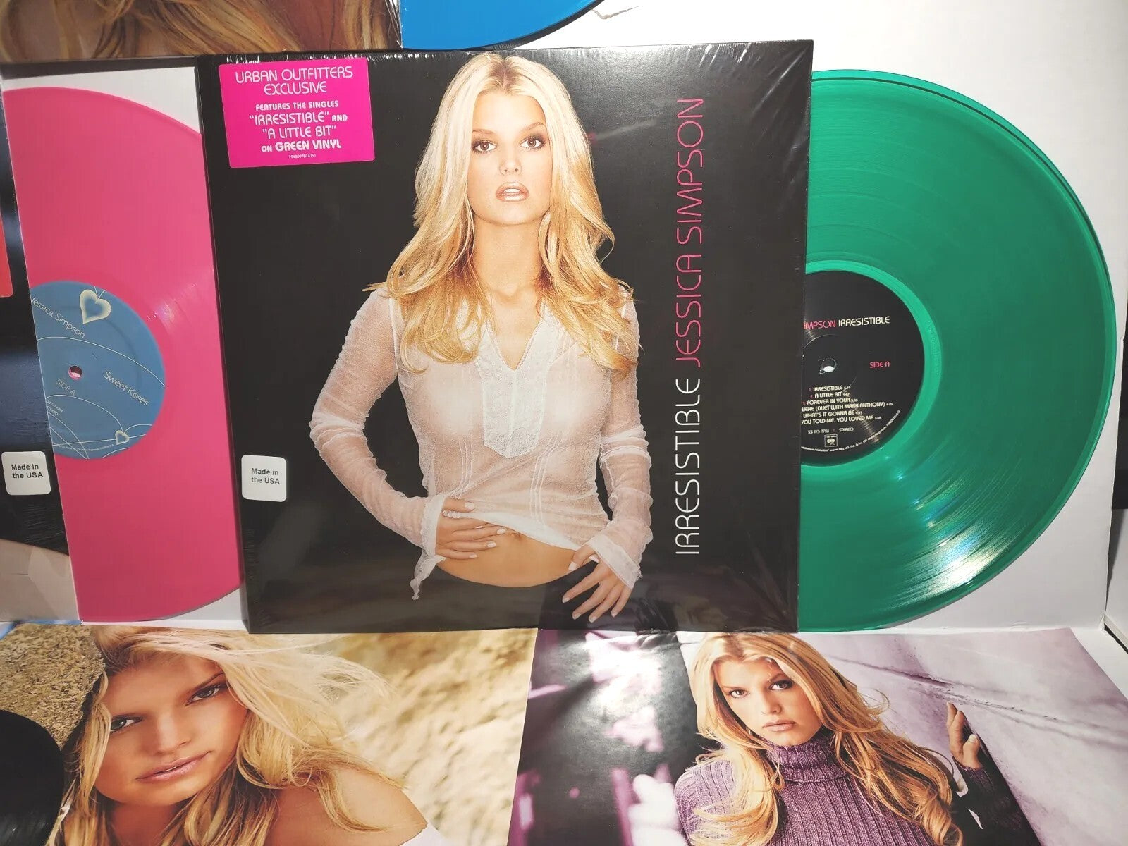 Jessica Simpson Set of 3 New LPs Exclusive Colored Vinyl Record Collection w/ 7"