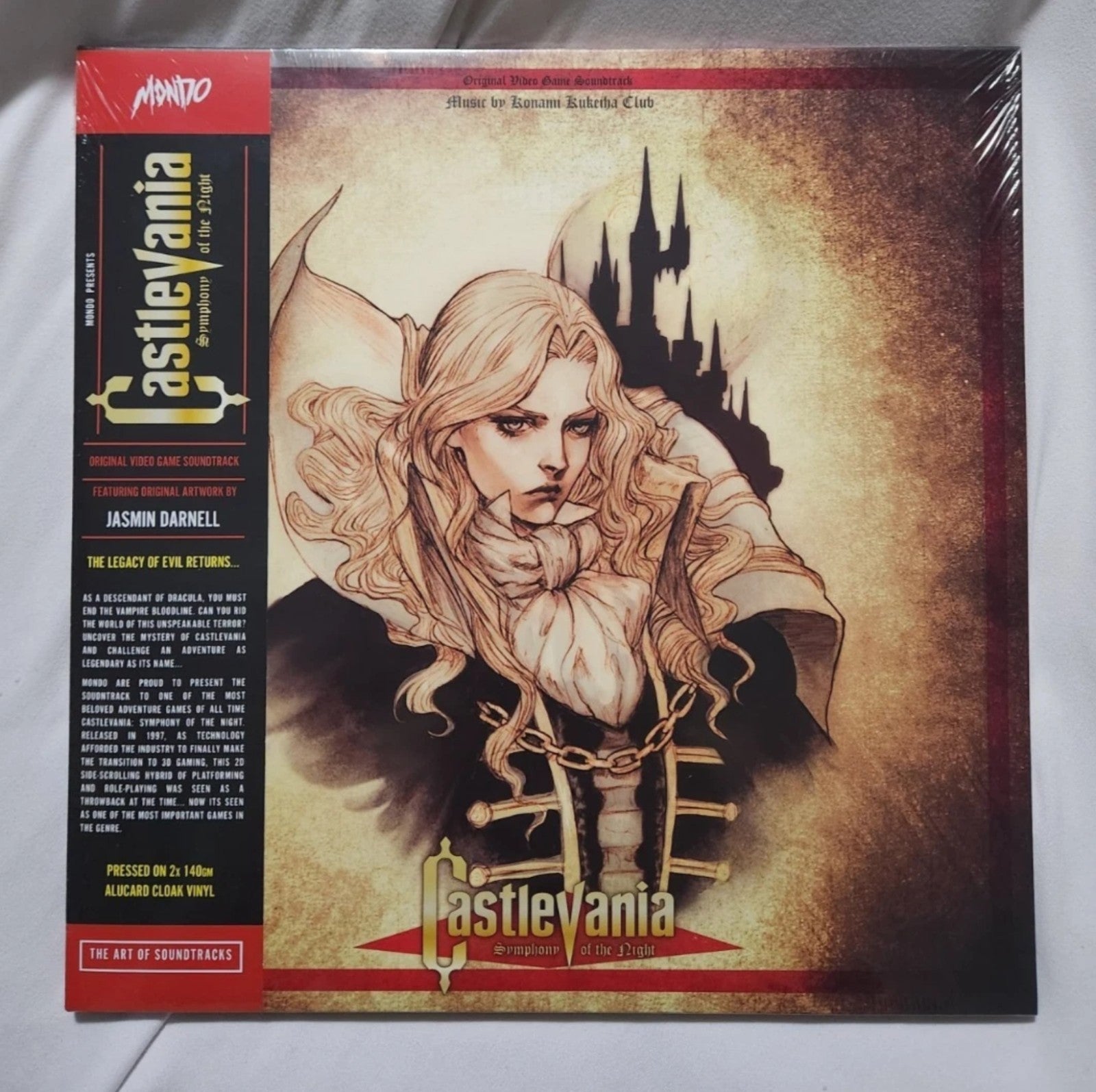 Castlevania Symphony of the Night Alucard Cloak Vinyl 2LP Record Mondo - SEALED