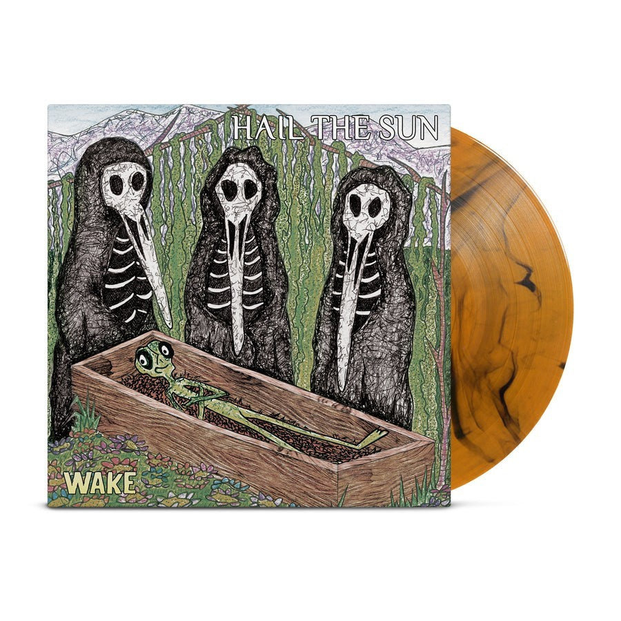 HAIL THE SUN - Wake, Limited Clear Orange + Black COLORED VINYL LP New & Sealed!