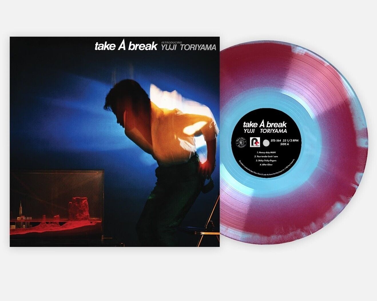 YUJI TORIYAMA DEBUT VINYL "TAKE A BREAK" LP Progressive Japanese Jazz Fusion OOP