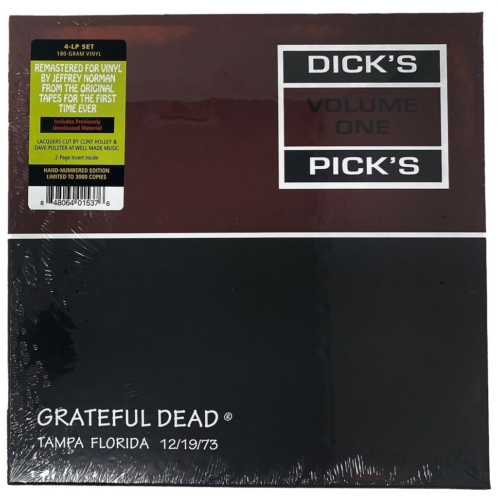 Grateful Dead Dick's Picks 1 4 LP Tampa, Florida 1973 LIMITED ANALOG REMASTER