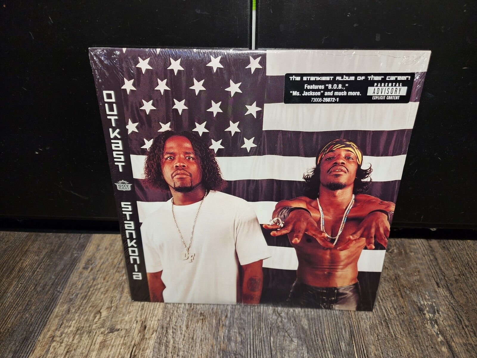Stankonia by Outkast (Record, 2000) SEALED Shrink Hype Sticker Ms.Jackson B.O.B.