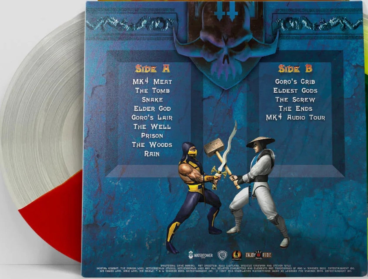 Mortal Kombat 4 Soundtrack BLOOD DIPPED Exclusive Video Game Vinyl LP Arcade OST
