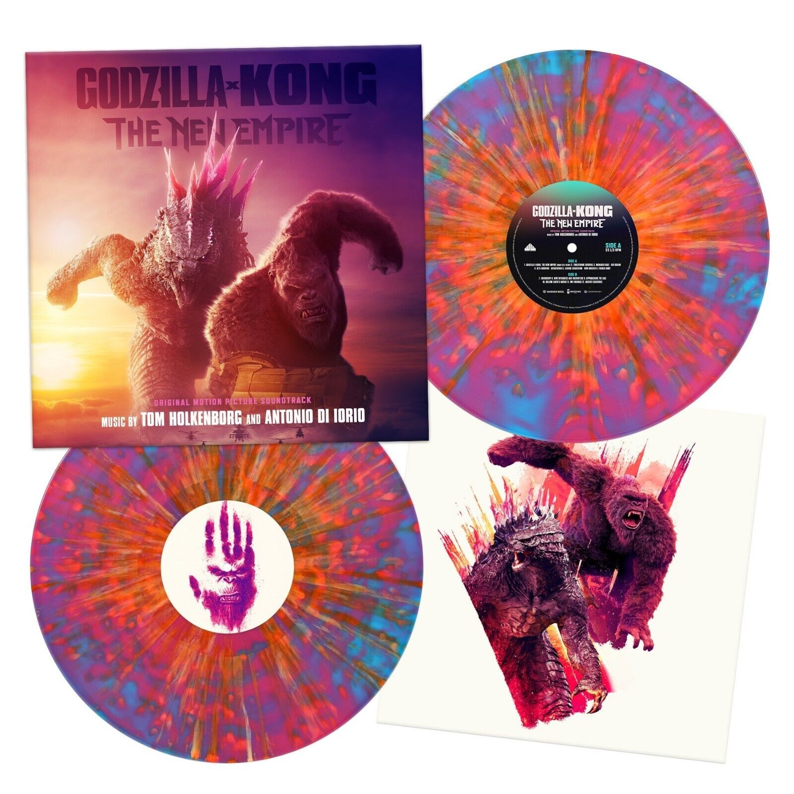 Godzilla X Kong The New Empire Colored Vinyl 2 LP LIMITED SOUNDTRACK