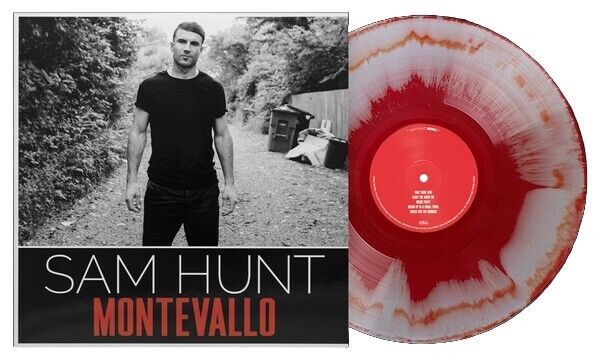 SAM HUNT MONTEVALLO VINYL NEW! LIMITED RED TIE DYE LP HOUSE PARTY VMP ME PLEASE